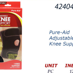 42404 - 0254  Pure-Aid Adjustable Knee Support