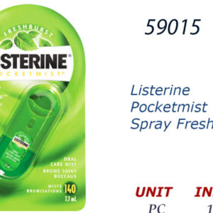 59015 - 3477 Listerine Pocketmist Spray Freshburst 1pc