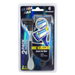 10159 - Ultra Max Razor 6 Blade 2pk Men