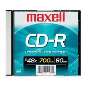 55336 - CD-R 700MB  Maxell  80 Minl 1pk