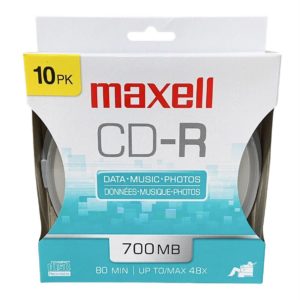 55348 - CD-R 700MB  80 Min. Bowl 10pk
