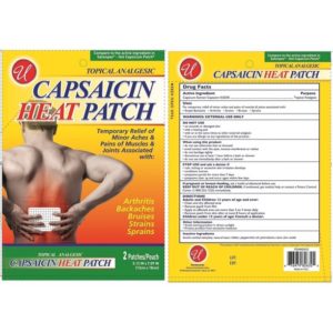 48228 - 82632   Capsaicin Heat Patch 2ct
