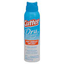 40923 - Cutter Dry Insect Repellent 4oz Aerosol HG96058