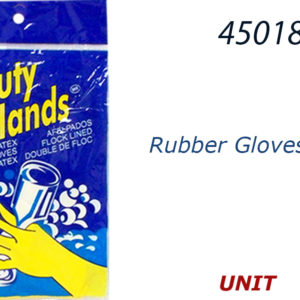 45018 - Rubber Gloves Large  (DZ)