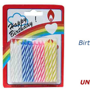 53045 - Birthday Candles Ass Colors x dz