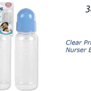 38533 - BK59000  9oz Clear Nurser Bottle Bpa