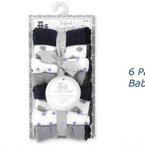 38553 - CM2975  8Pack Deluxe Baby Washcloths