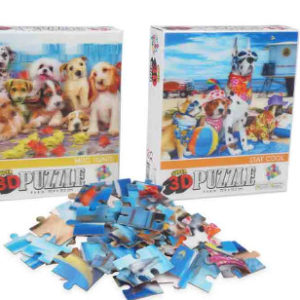 41984 - 42591  50 Piece 3D Cool / Who Dunit Puzzle Asst