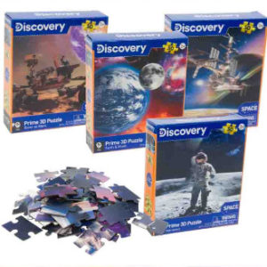 59703 - 48956  50Pc Space 3D Puzzle 4 Asst