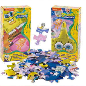 59728 - 43581 Sponge Bob Squarepants 100Pc and 48Pc Puzzle