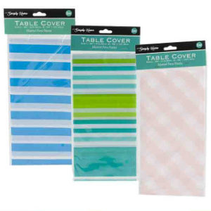 33246 -  71114 Simple Home Stripe Table Cpver 84x54" Asst