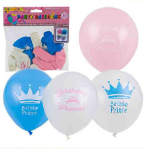 50772 - 71378  10Ct Gender Reveal Balloon 12"