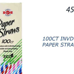 45029 - CNH80894 100Ct Indv Wrap Paper Straw