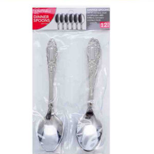 43637 - CH99200  12 Pcs Dinner Spoons