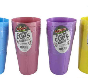 43703 - IN85138  25oz/750ml Set Of 3PC Plastic Cups