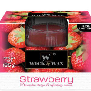 51293 - 86049 3oz Box Candle Strawberry