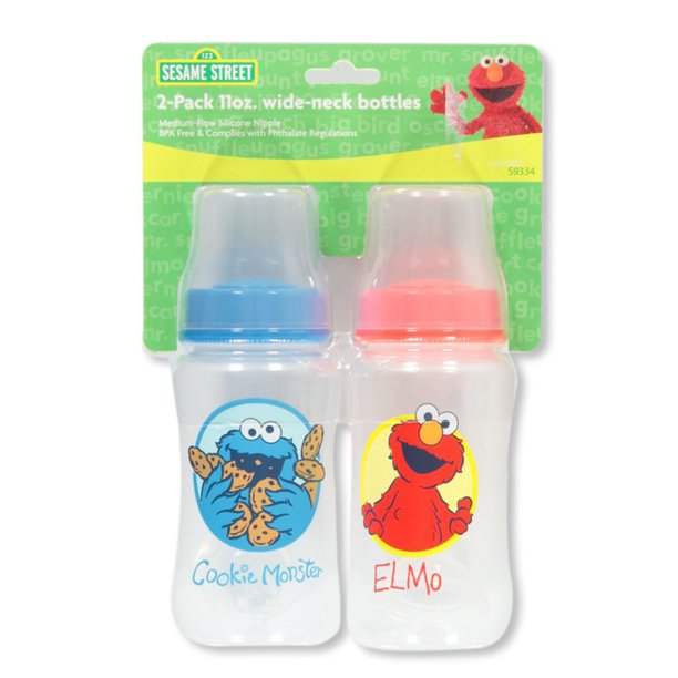 38525 - SB9334 Sesame Street 2Pack 11oz Wide-Neck