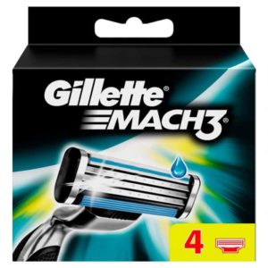 53504 - Gillette Mach 3  4 Cartridges