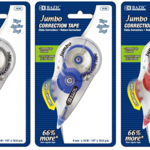 22789 - 1630 Correction Tape W/Grip Jumbo