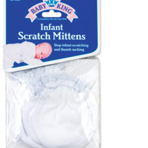 44575 - BK22 BK23  2 Pack Infant Scratch Mittens