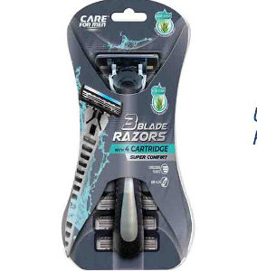 55545 - 89006 1 Razor + 3 Cartridges Men Razor