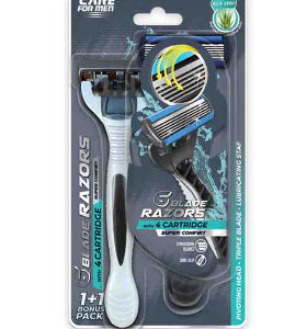 55541 - 89013 2Pk 6 Blade Men Razors