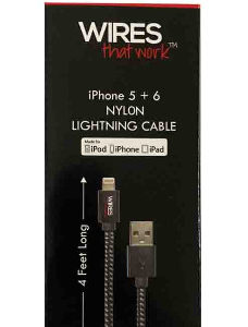 51237 - 6354 WTW iPhone Wire Braided Black