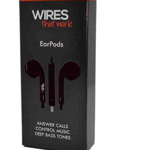 57432 - 5501  WTW Earpods Apple Style Boxed Black