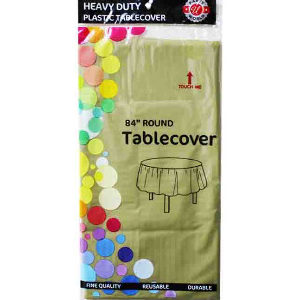 33216 - CN922964 84" Golden Round Tab;e Cover