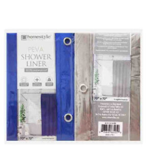 47217 - Peva HeavyWeight Shower Liner CH86405