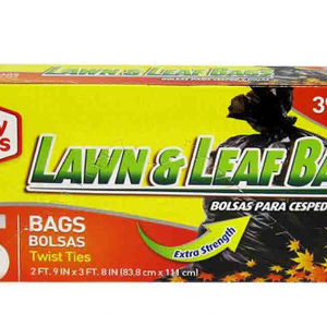 38023 - IN00059 5Ct 39 Gal Black Trash Bags