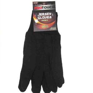 49253 - CH80070 Brown Jersey Gloves 1 Pair