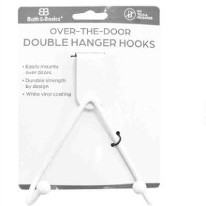 48662 - CH86295 Dual Corner Over The Door Hook