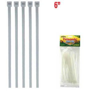 14001 - TS-1196C 50B/100B 6" Cable Tie 100P/BG