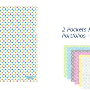 21221 - 2172 2 Pockets Fashion Portafolios - Polka