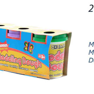21715 - 3312   5oz Multi Color Modeling Doug 3pk