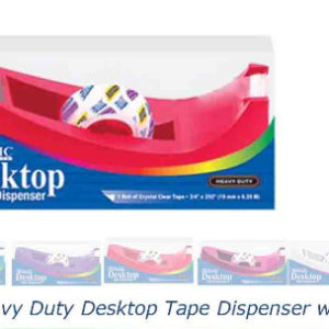 21246 - 942-A 1" Core Heavy Duty Desktop Tape Dispenser W/3/4 x 250