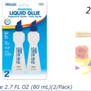 21320 - 2012 Clear Glue 2.7 Fl Oz 80ml 2Pk