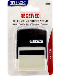 22284 - 6302 Received Self Inking Rubber Stamp