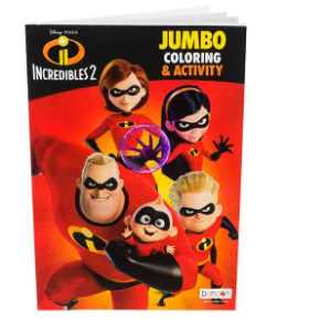 29020 - 51085  80Pg Incredibles 2 Coloring and Activity Book