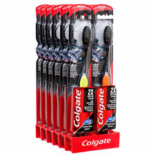 46142 - HB27687 Colgate Toothbrush Double Action Charcoal dz