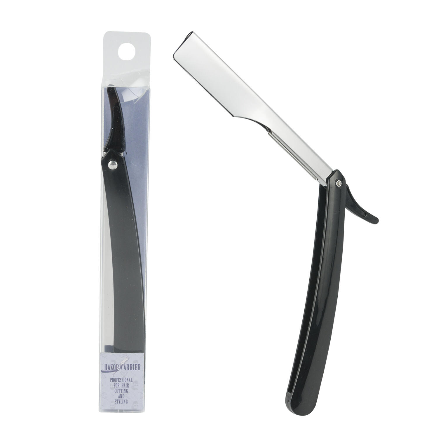 29064 – 43993 Plastic Razor Carrier Black and Silver – Ramsey Distributors