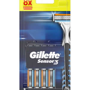 53478 - 27876     GILLETTE SENSOR3  8 CARTRIDGES
