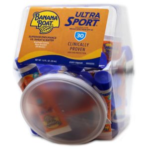 58134 - 9000    BANANA BOAT 1OZ SPF 30 24CT/JR SPORT LOTION