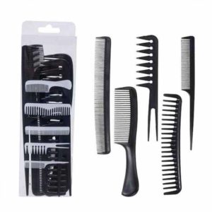 56358 - 36988 COMB 5 PC BLACK PLASTIC