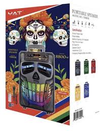 59845 - 71300 PORTABLE SPEAKER 8" MICROPHONE AND LIGHT