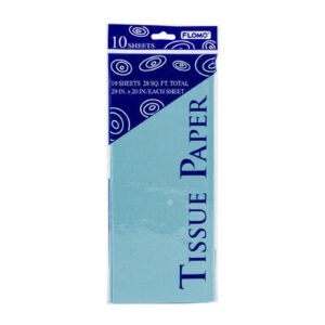 33110  - Flomo Gift Tissue Paper 10 Sheets - Pastel Blue