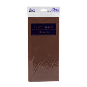 33185  - 89146  My Glitzzie Gift Tissue Paper, 20 x 20 in, 10 Sheets, Brown