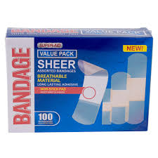 56014 - Super-Aid 100pc Non-Stick Pad Bandage