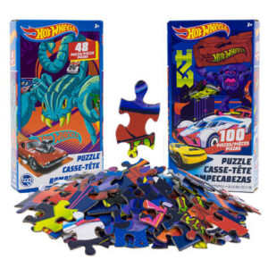 59700 - Hot Wheels Puzzle - 48 Pieces and 100 Pieces - Assorted